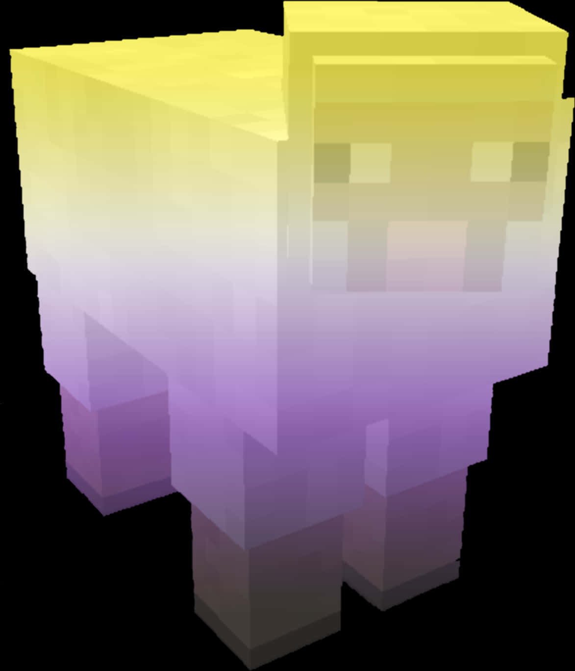 Minecraft: Personaj Strălucitor - Randare Fundal
