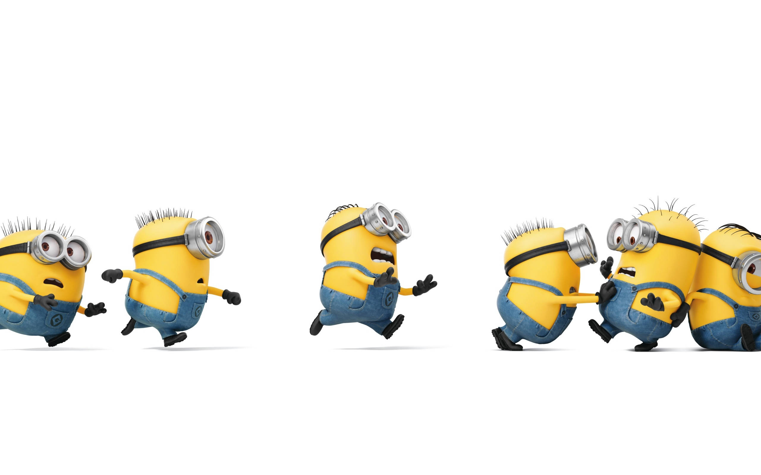 Minion care aleargă pe desktop Fundal