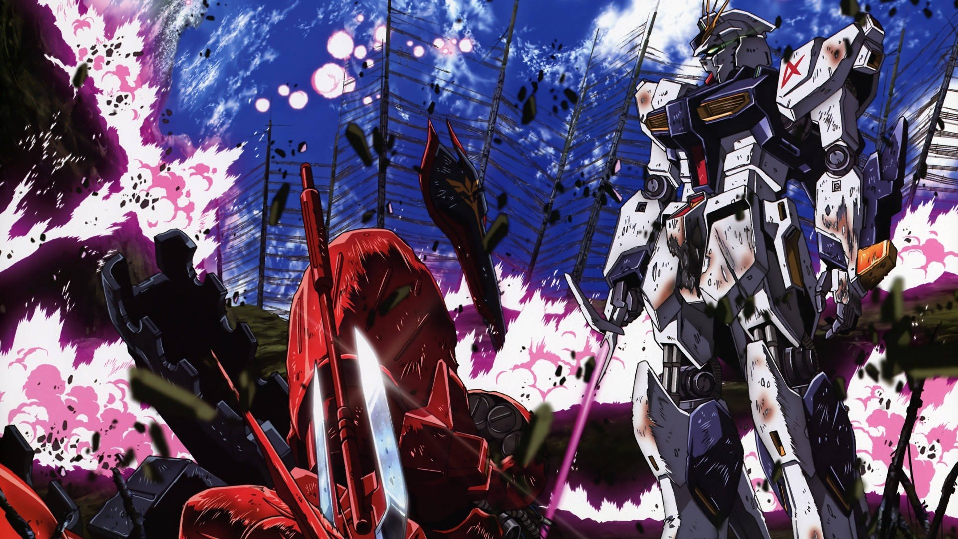 Mobile Suit Gundam Bătălie Mortală Fundal