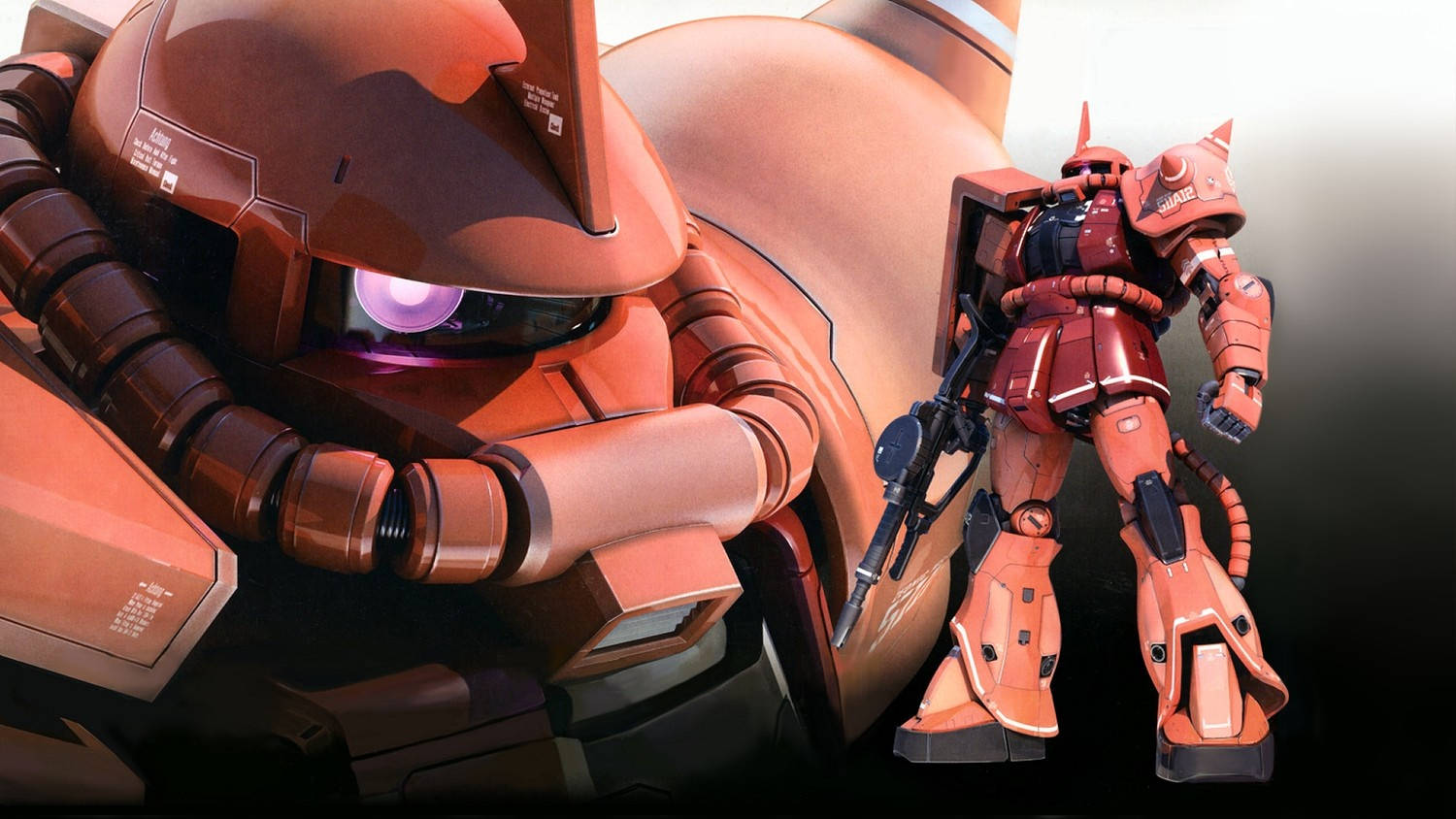 Mobile Suit Gundam Cadru Mediu și Cadru Întreg Fundal
