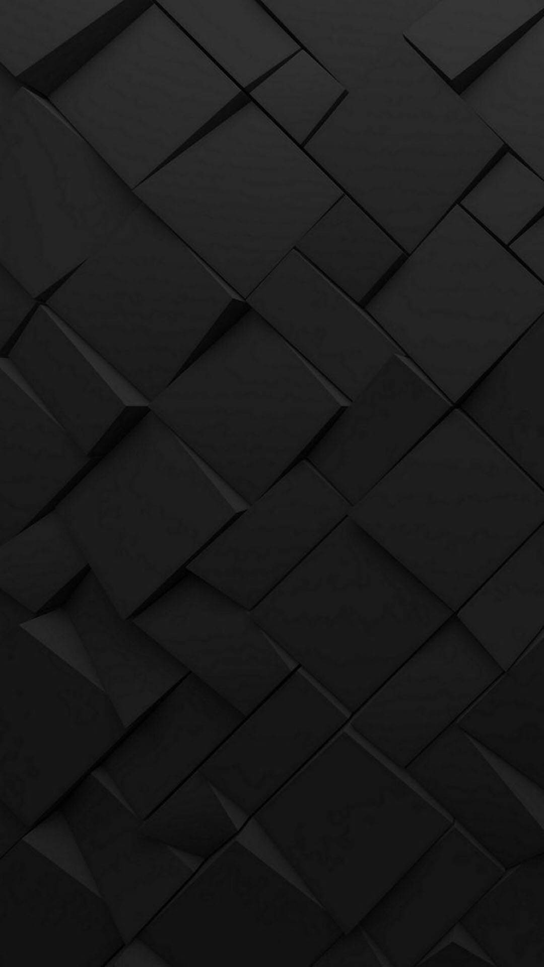Model abstract 3D cub întunecat Android Fundal