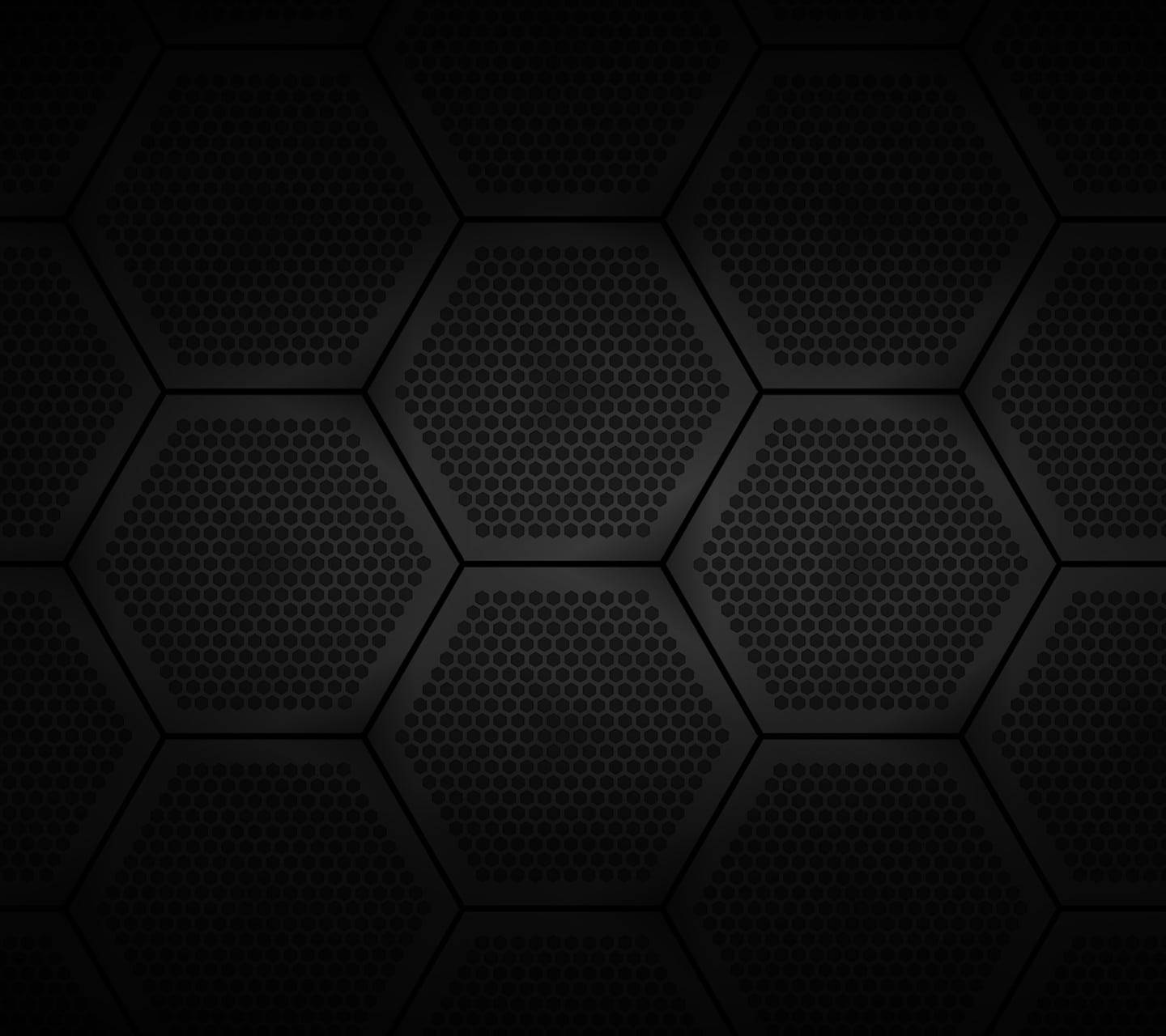 Model abstract hexagonal metalic negru Fundal