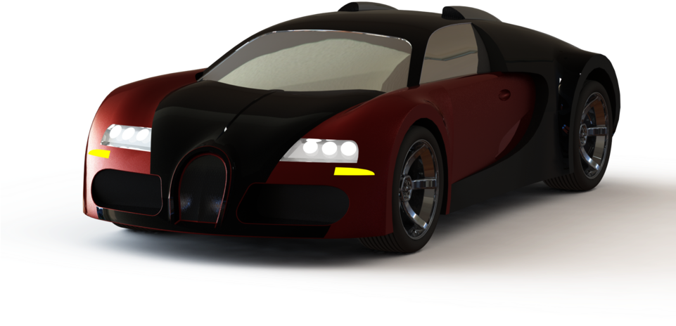 Model Bugatti Veyron roșu și negru Fundal