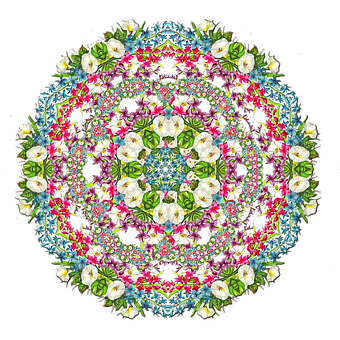Model Caleidoscop Floral Fundal