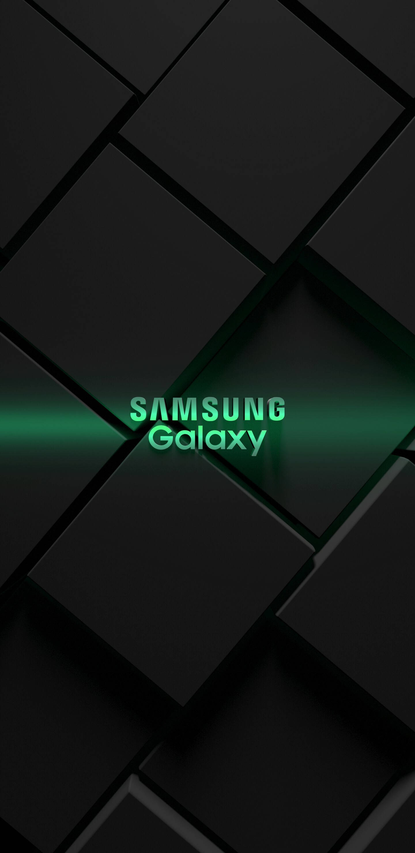 Model cub verde Samsung Galaxy Fundal