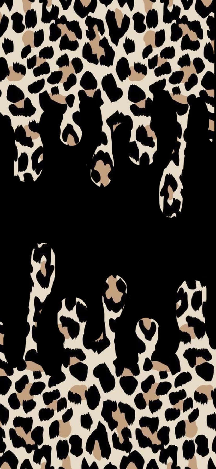 Model Drăgut de Imprimat Cheetah Drip Fundal
