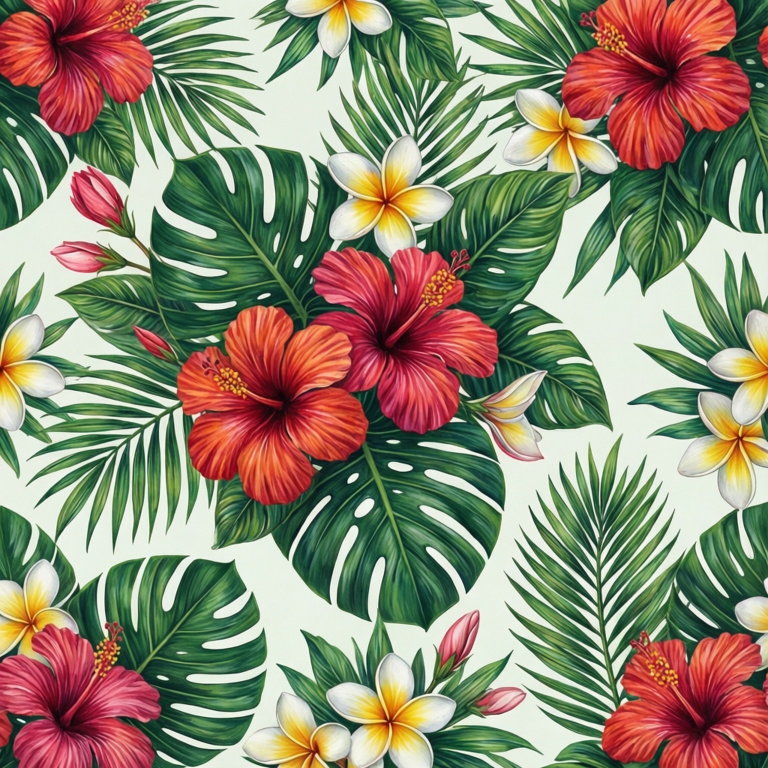 Model floral tropical Fundal