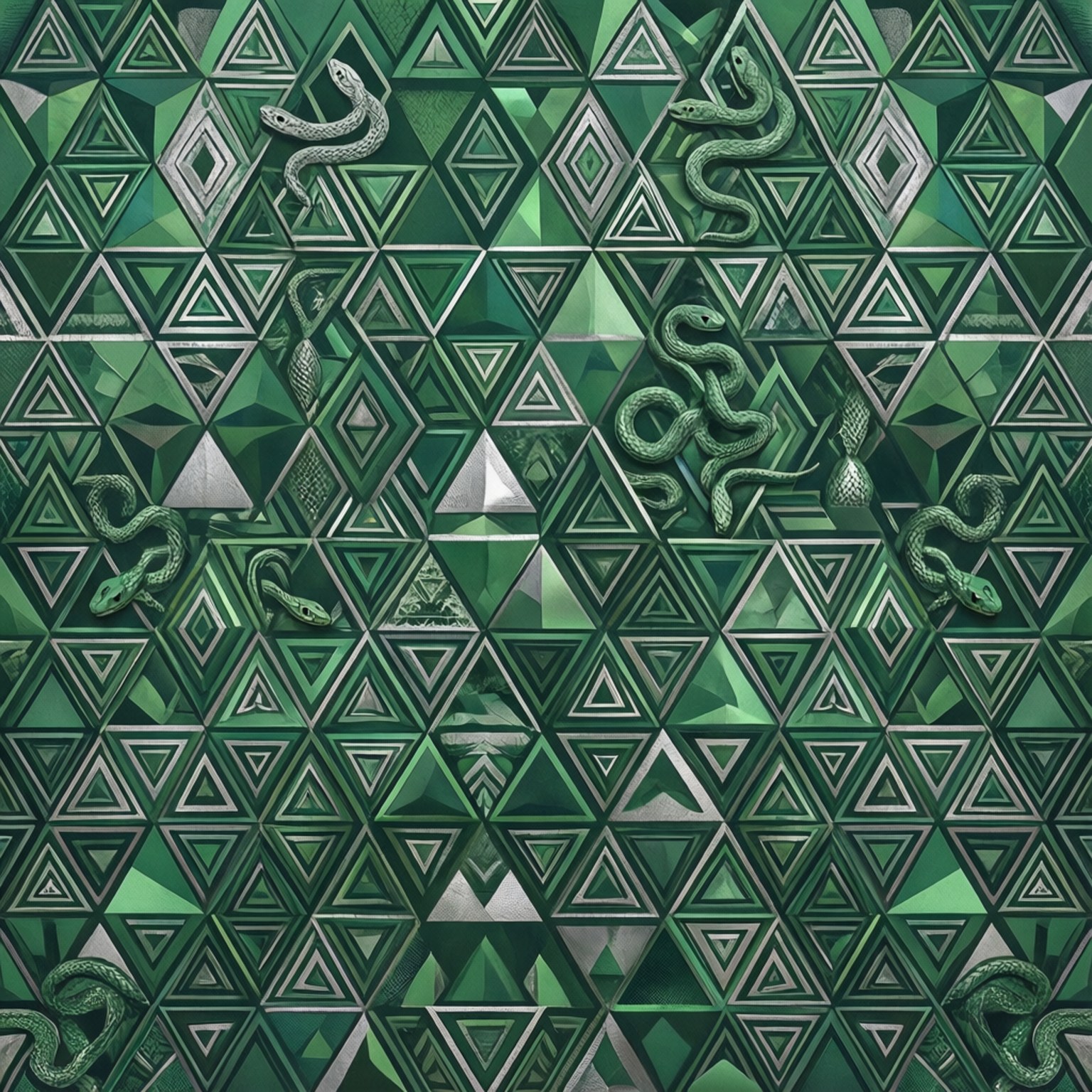 Model Geometric Slytherin Fundal