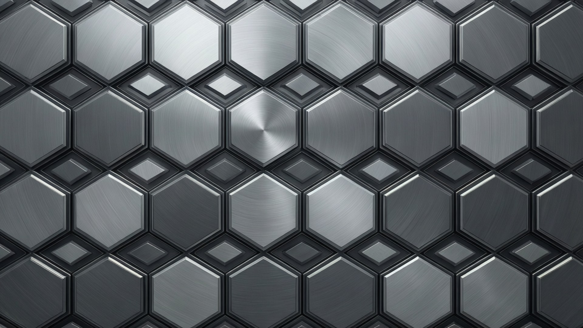 Model hexagonal gri Fundal