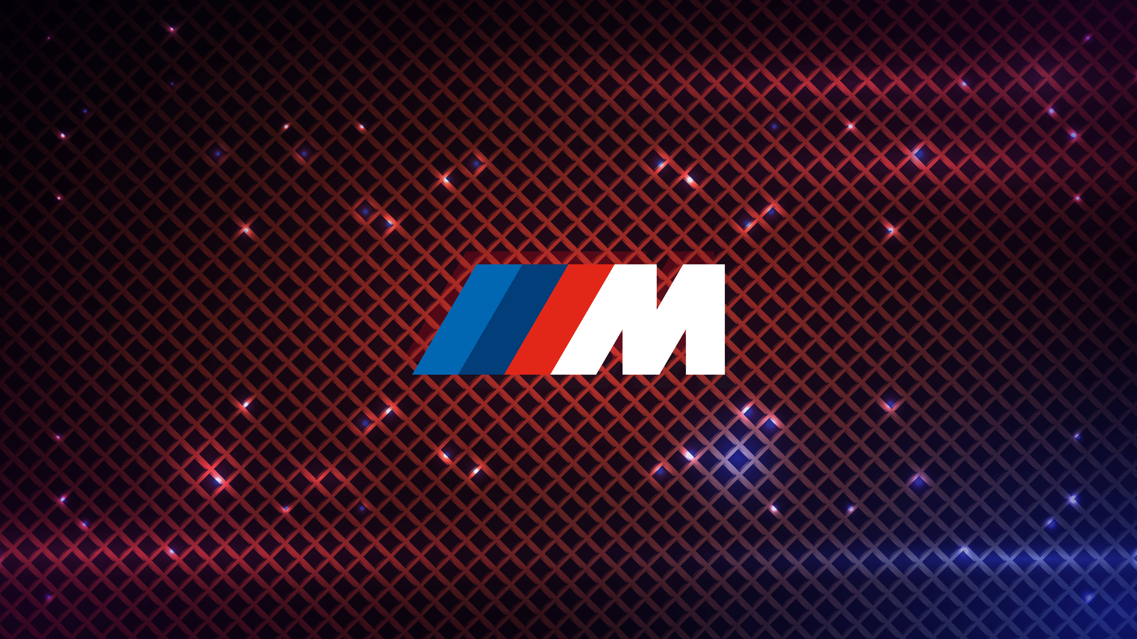 Model trellis roșu cu logo BMW M Fundal