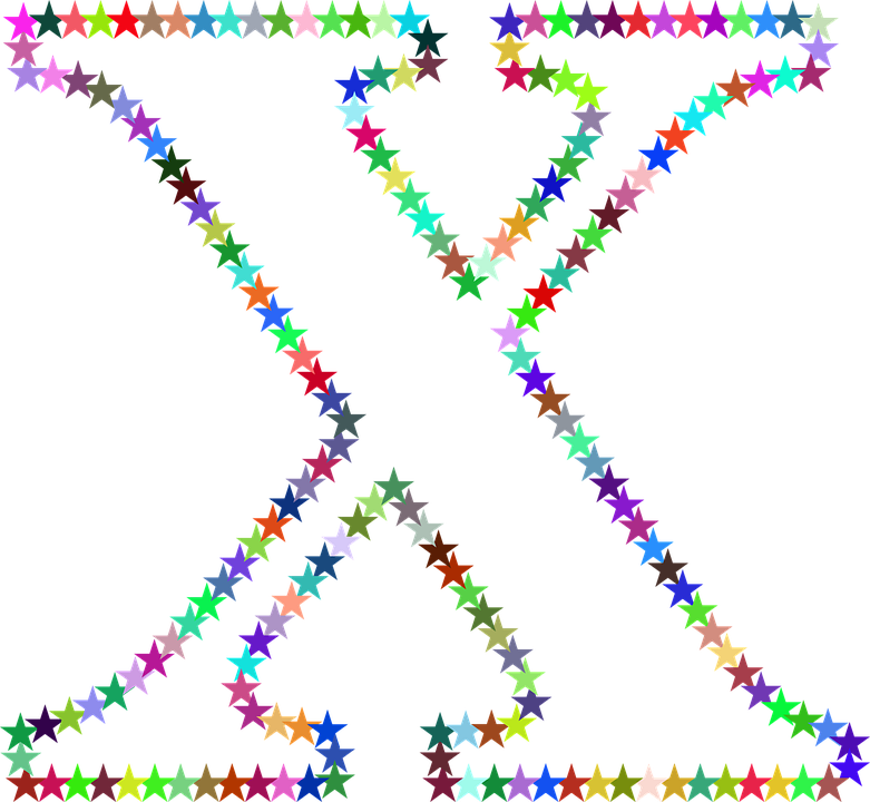 Modele abstracte cu stele colorate Fundal