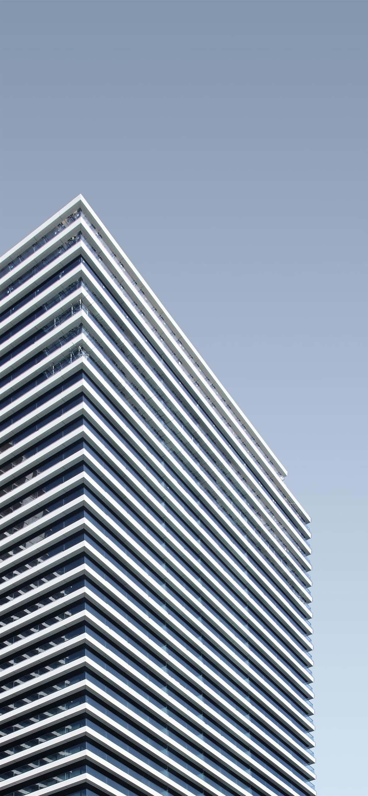 Complexul modern de clădiri Canary Wharf fotografiat cu iPhone Fundal