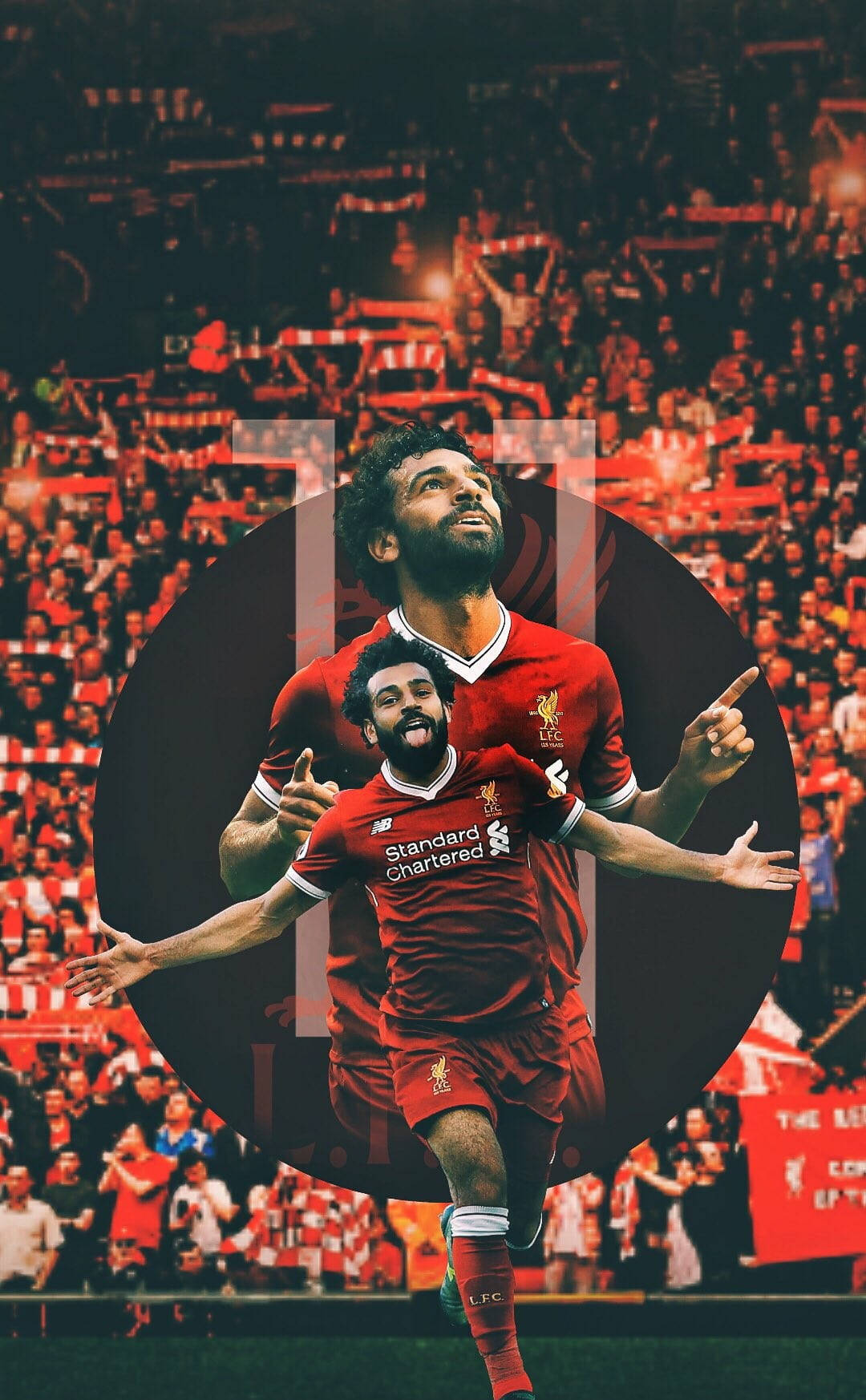 Mohamed Salah HD Fotbal Fundal