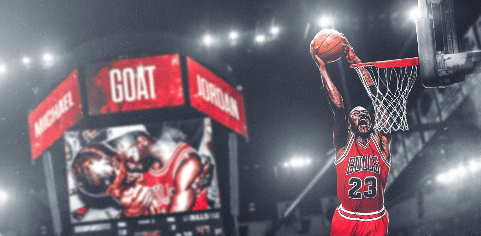 Moment cool al lui Michael Jordan la baschet Fundal