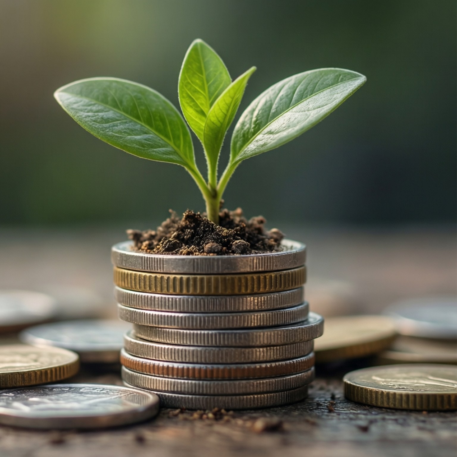 Monede și Creșterea Plantelor Fundal