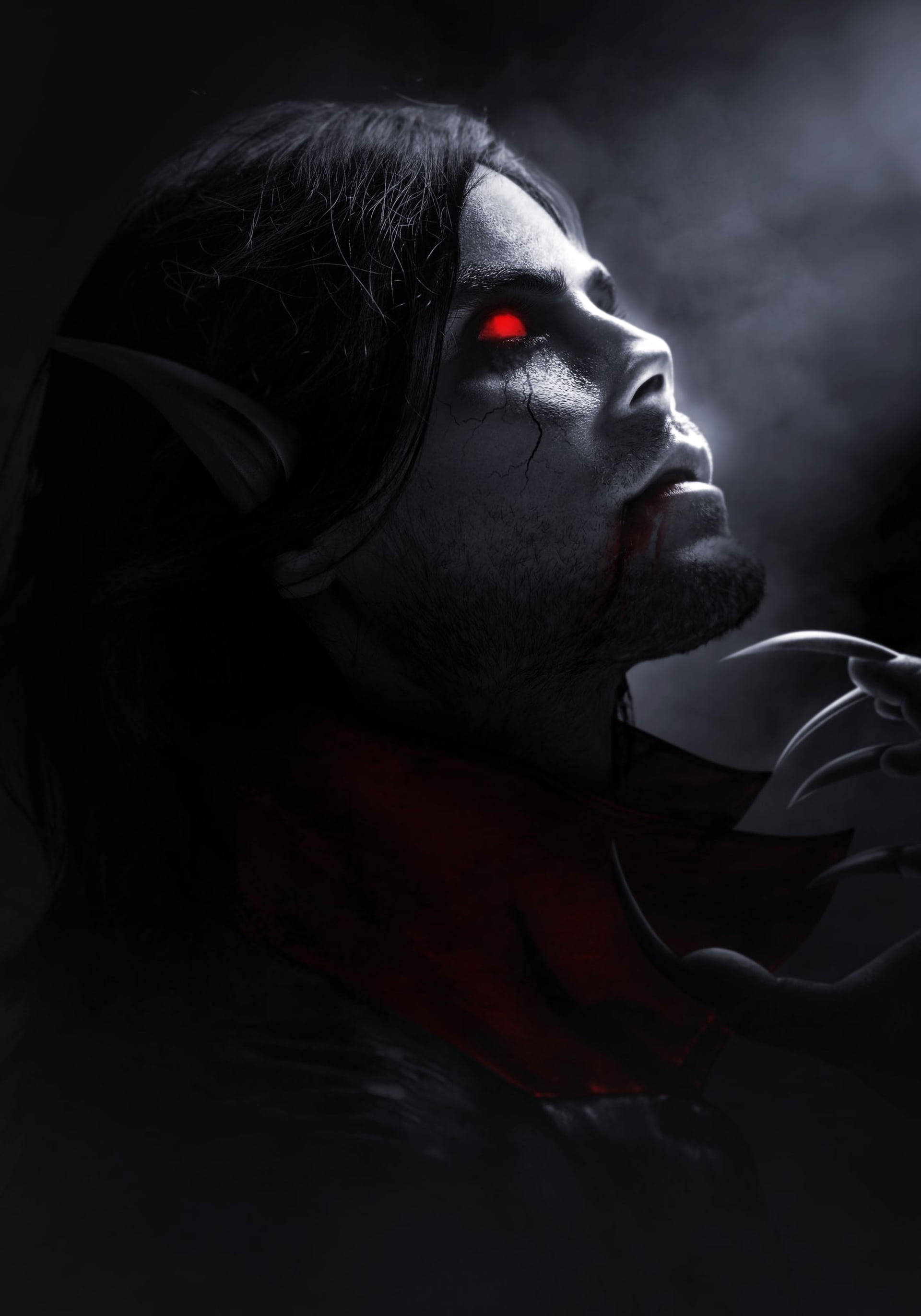 Morbius Ochi STrălucitori Fundal