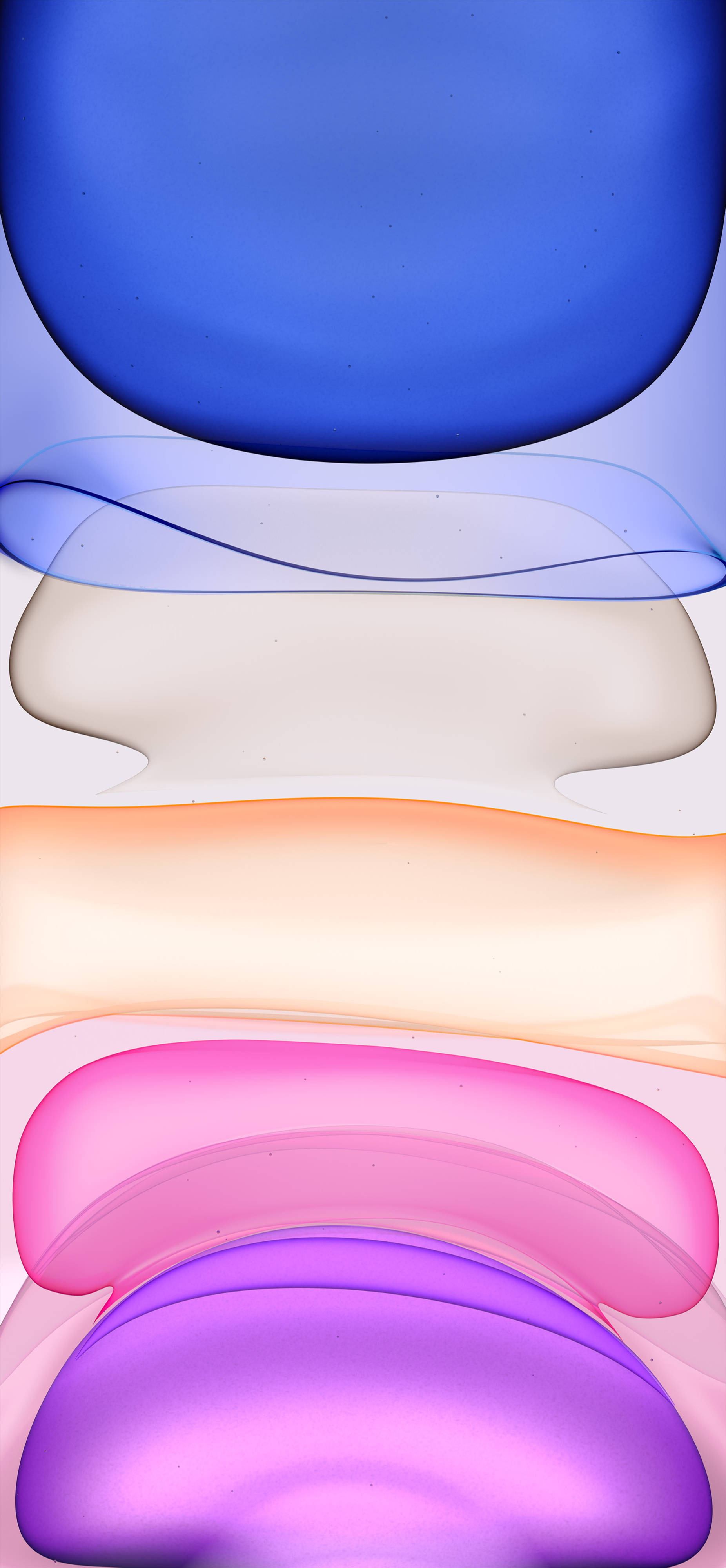 Morman abstract de forme colorat viu pentru iPhone 11 Fundal