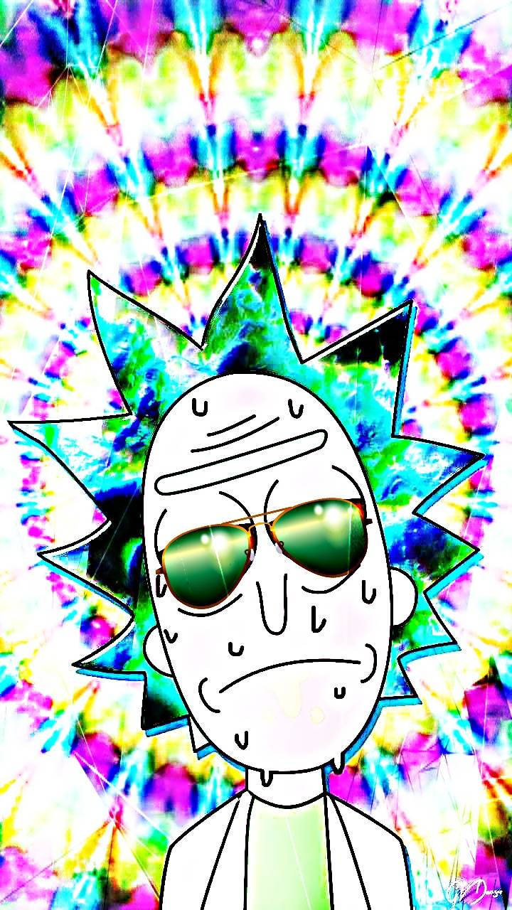 Morty Caleidoscop Estetică Trippy Fundal