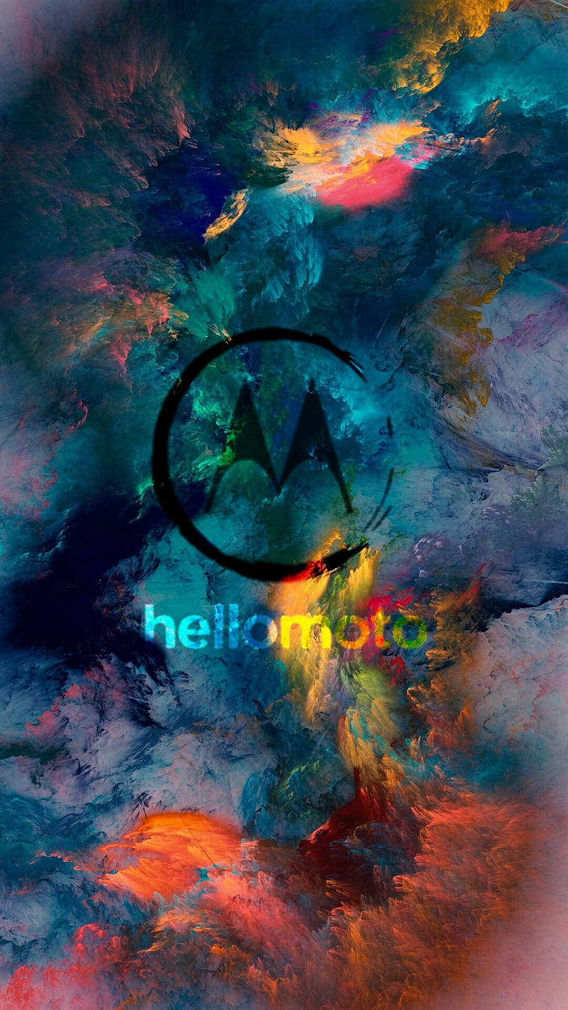 Motorola Colorful Cloud Art Fundal