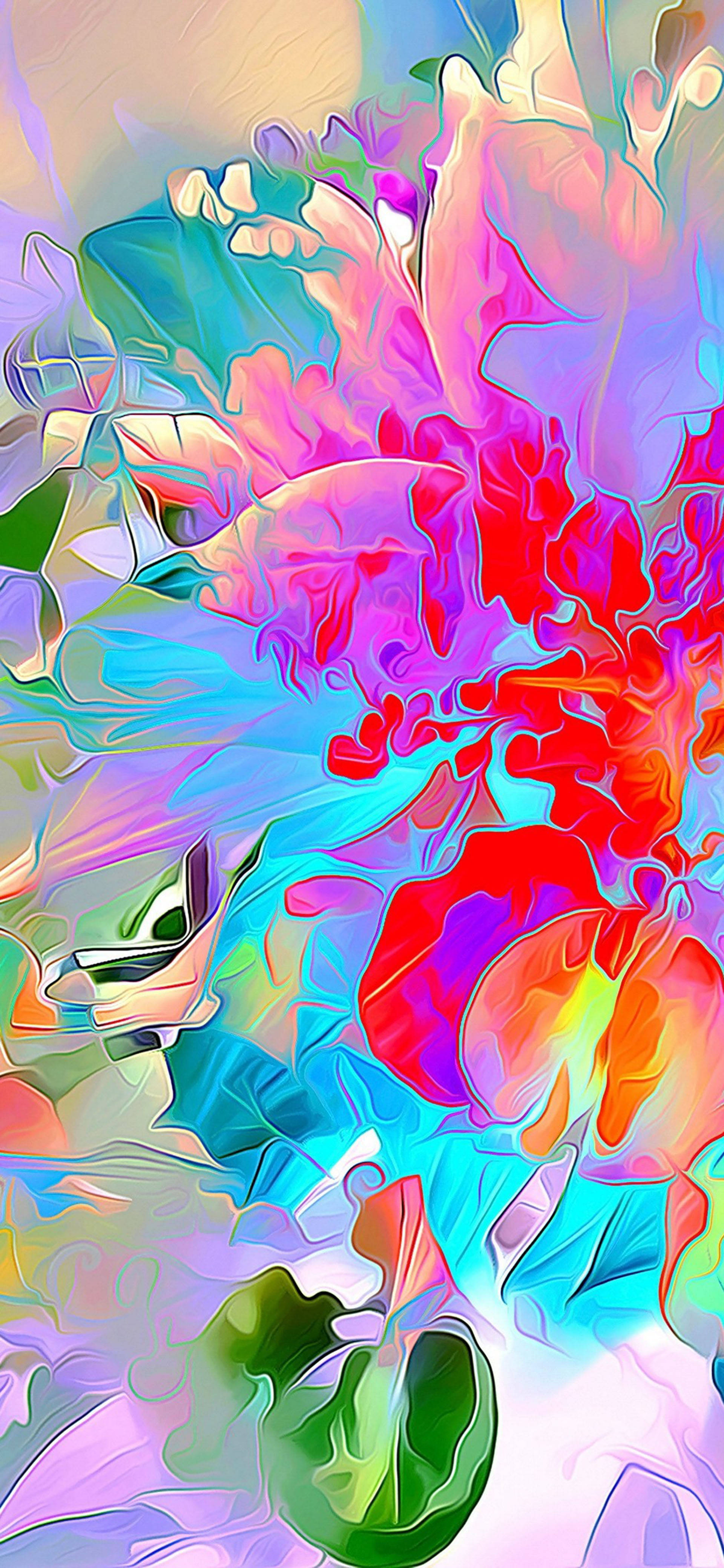 Mozaic floral Samsung Galaxy S22 Fundal