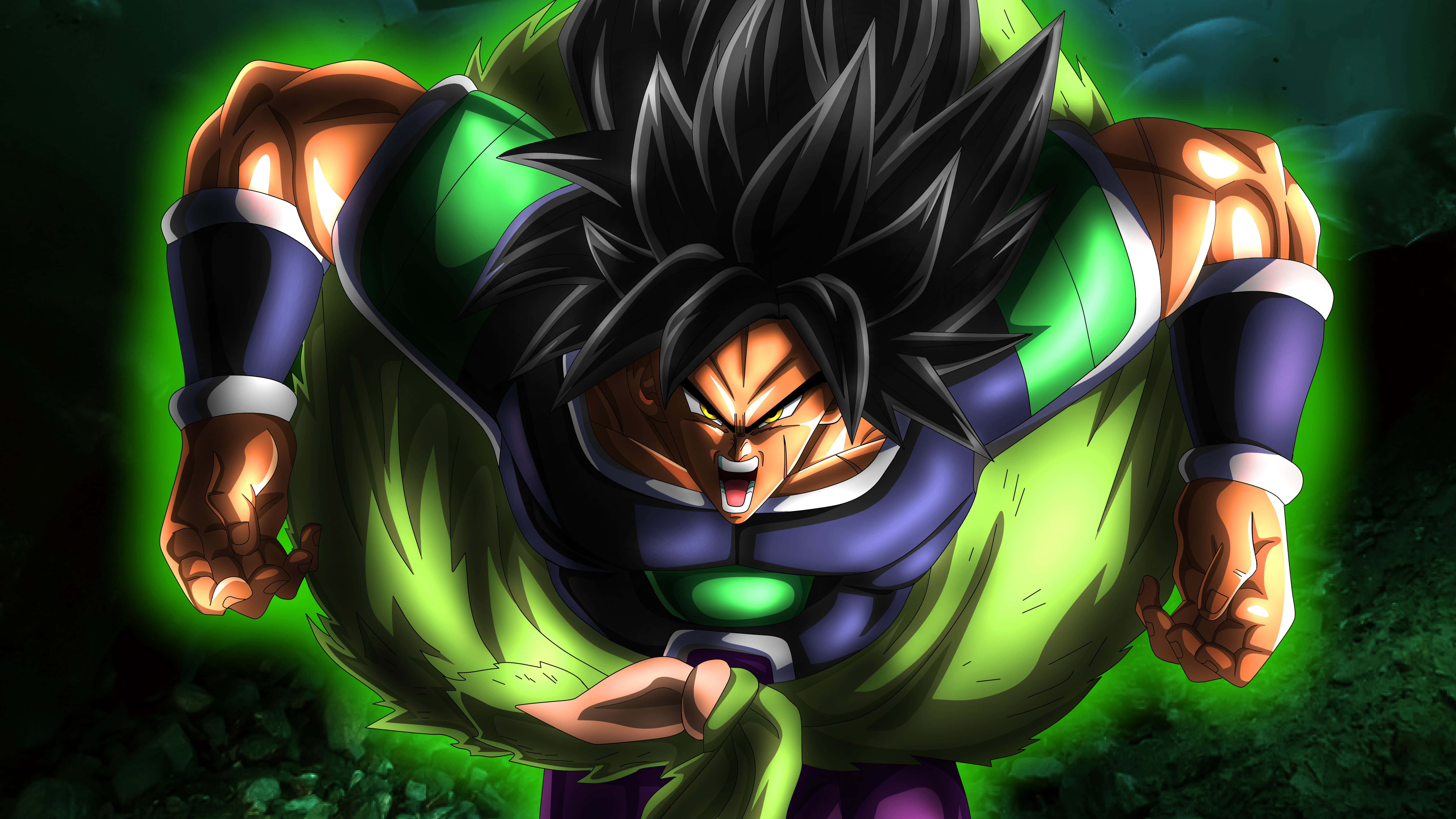 Mult așteptata confruntare dintre Goku și Broly în Dragon Ball Super Broly Fundal