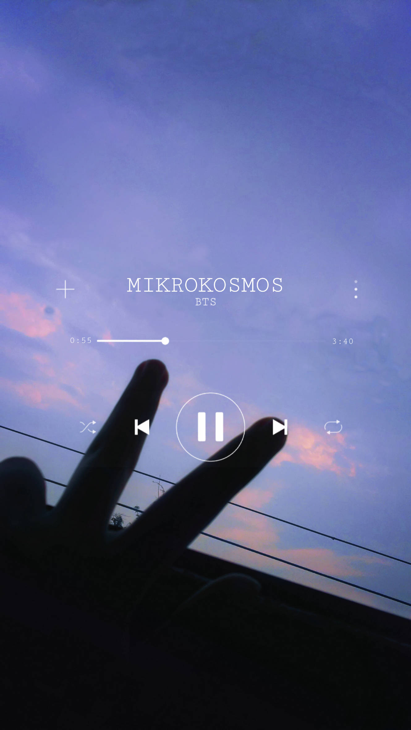 Muzică Estetică Mikrokosmos BTS Fundal