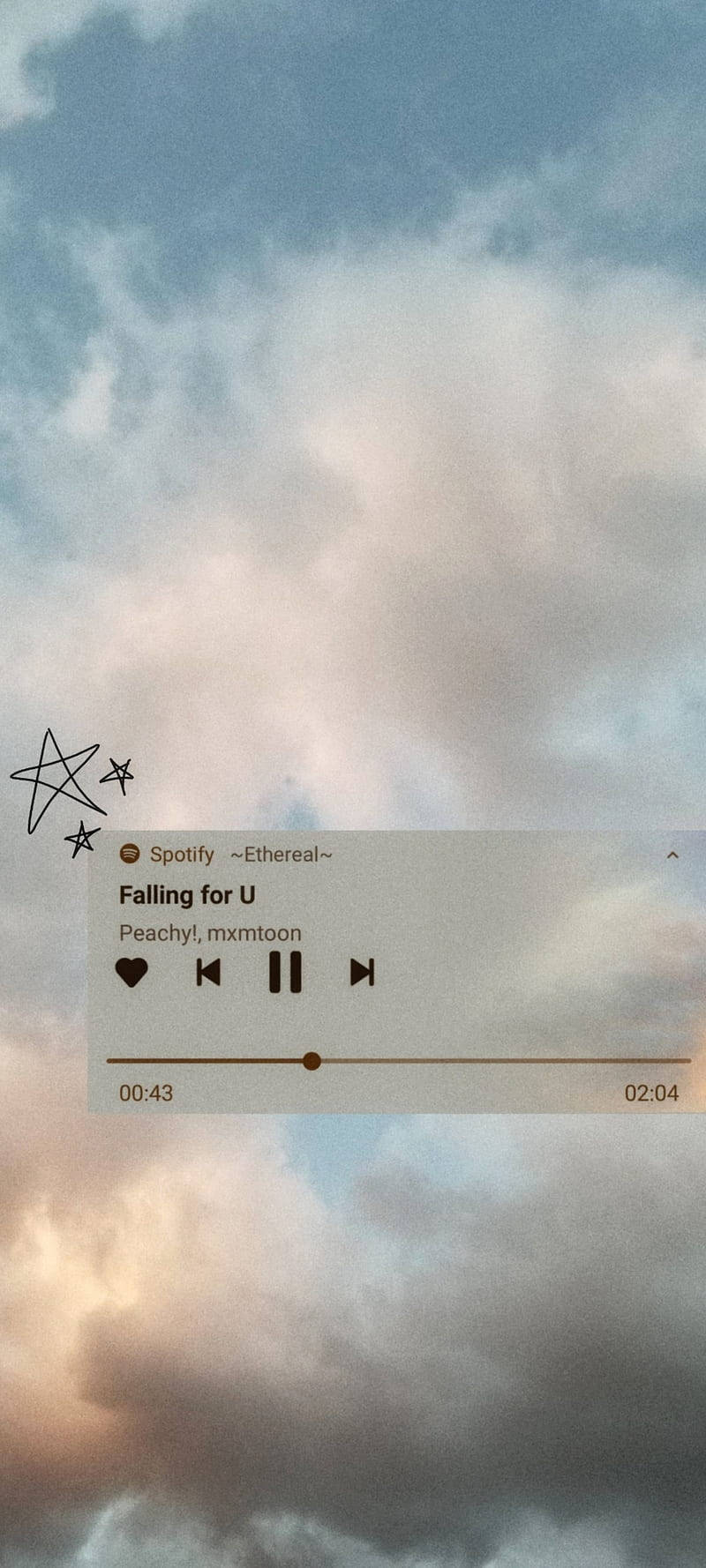 Muzică Estetică Falling For U Fundal