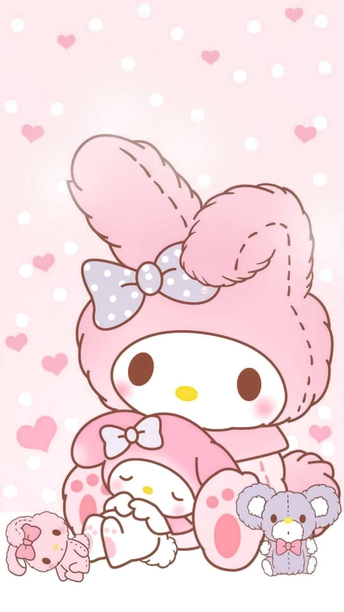 My Melody cu jucării PFP Fundal