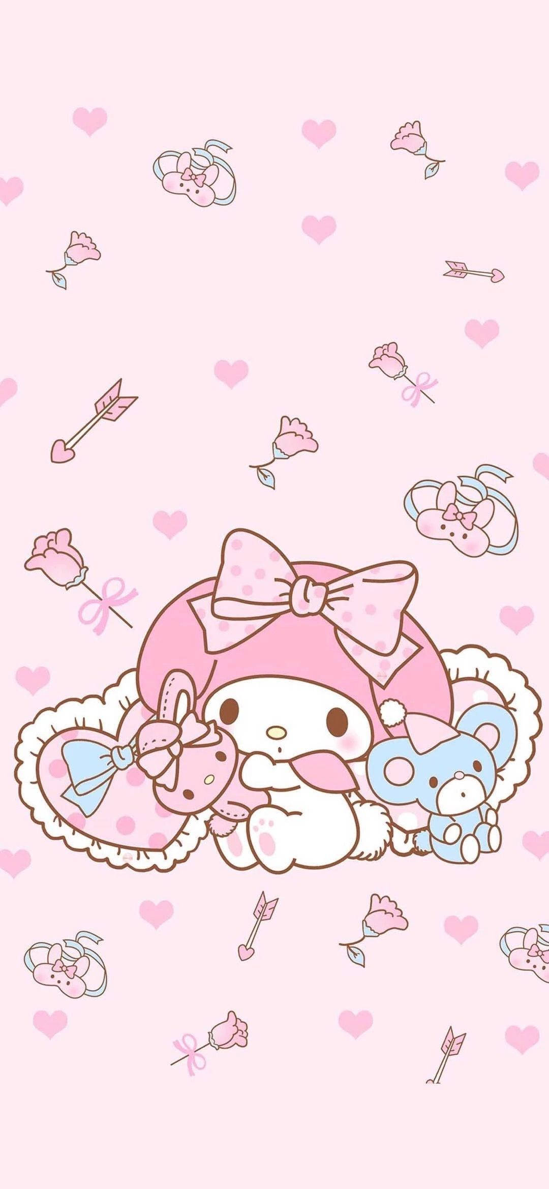 My Melody Iepurele Alb Fundal