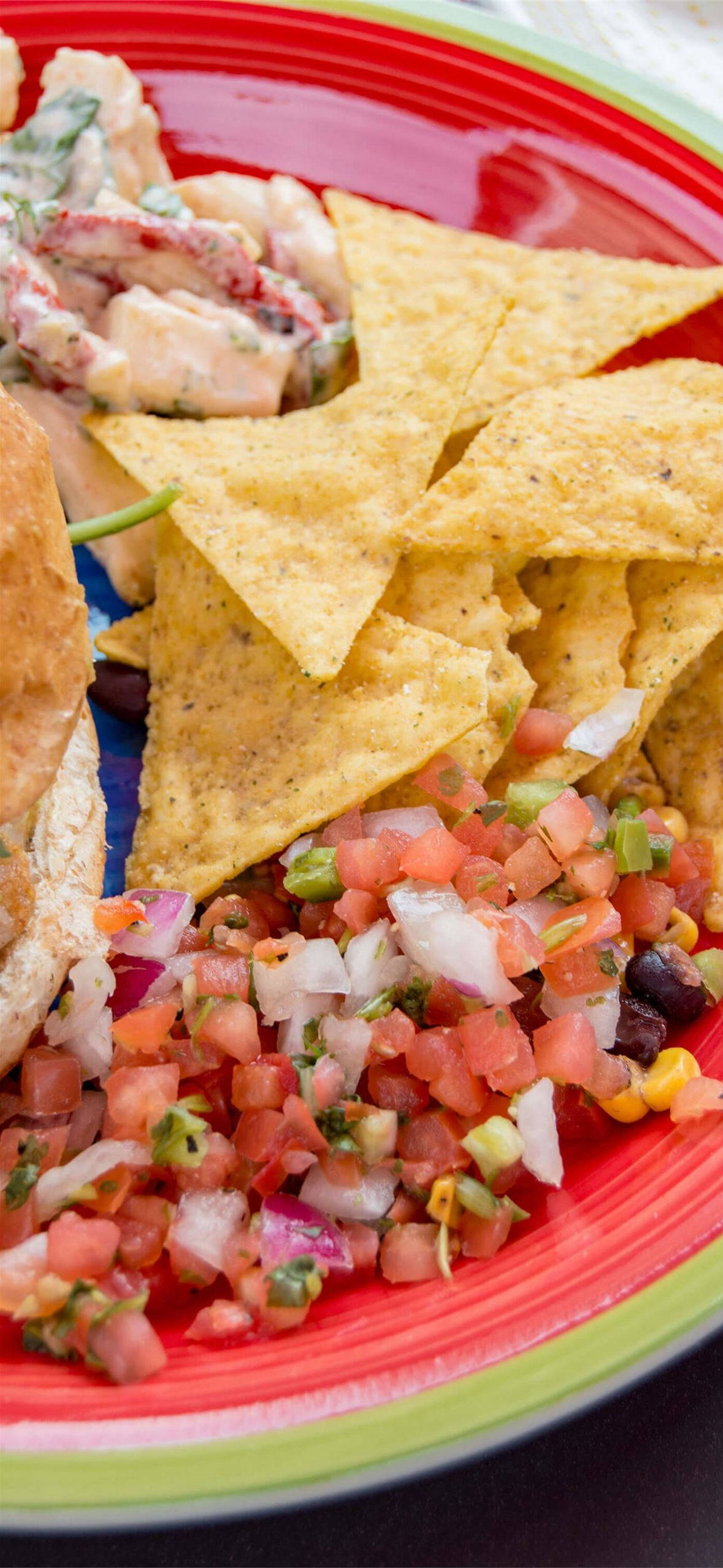 Nachos Food iPhone Fundal