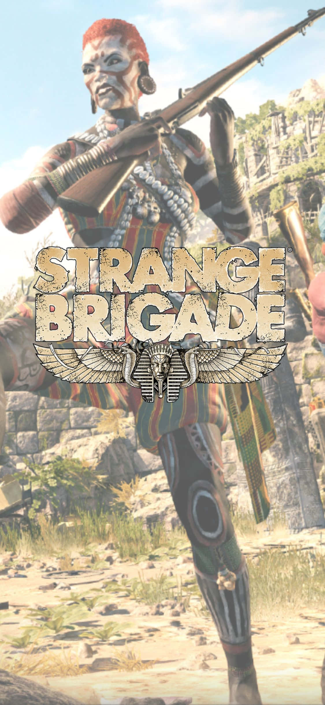 Nalangu Rushida iPhone X Strange Brigade Fundal