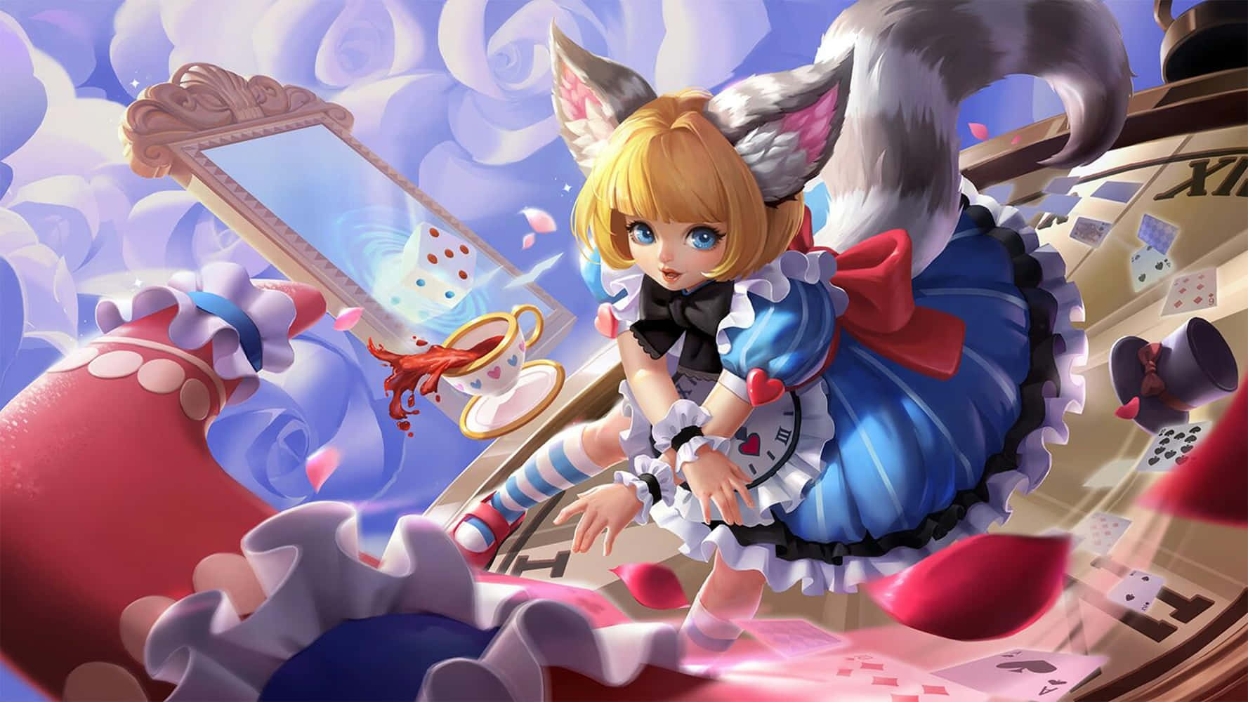 Nana Mobile Legends Ceasca cu Oglinda Fundal