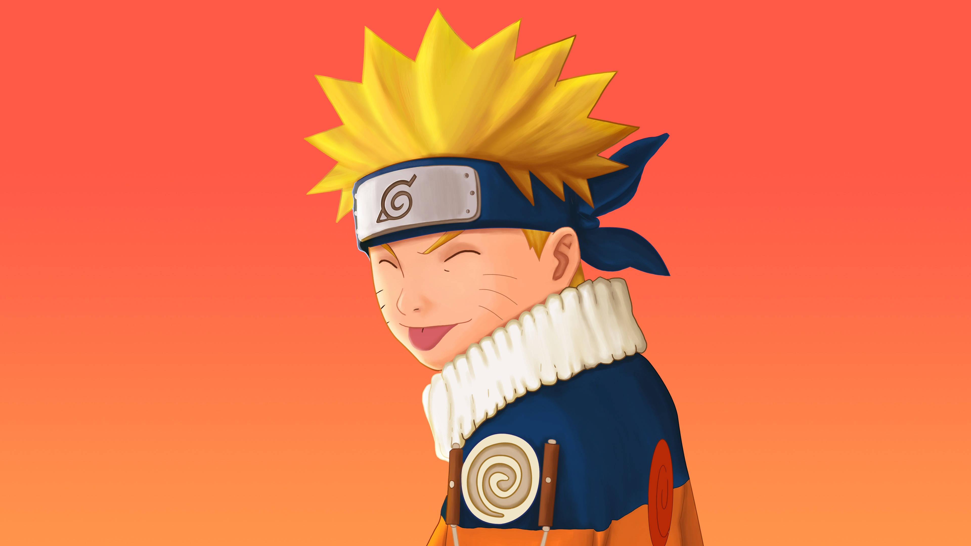 Naruto 4K Ultra HD cu Limba Scoasă Fundal