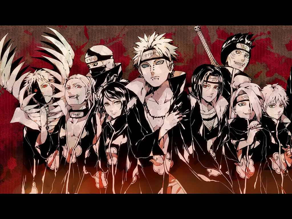 Naruto Akatsuki Cool Fundal