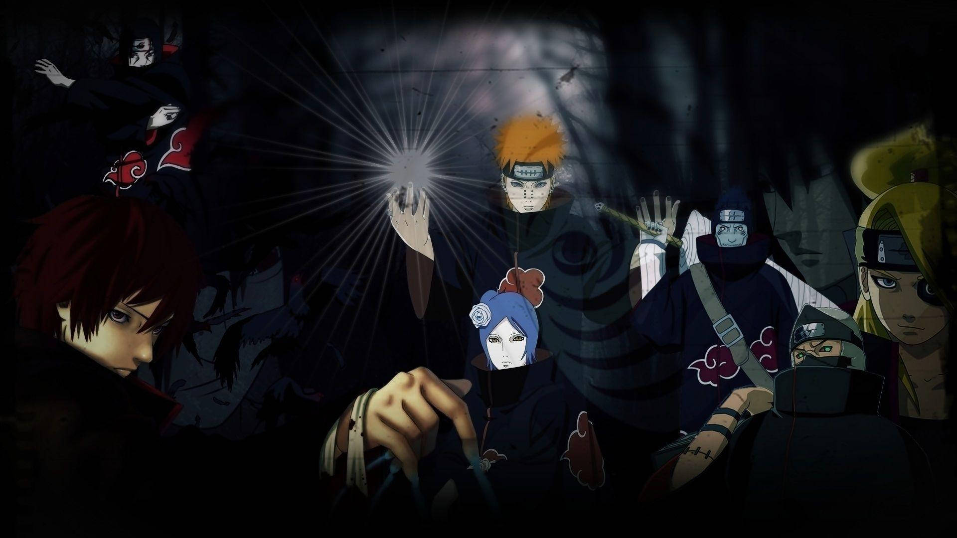 Naruto Akatsuki PC Fundal
