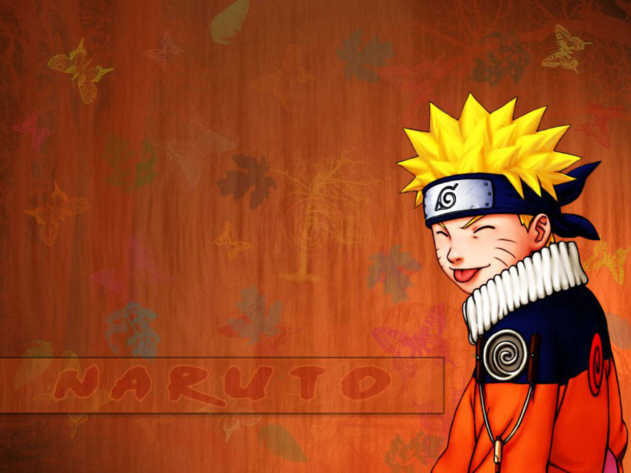 Naruto drăguț, estetică de toamnă Fundal