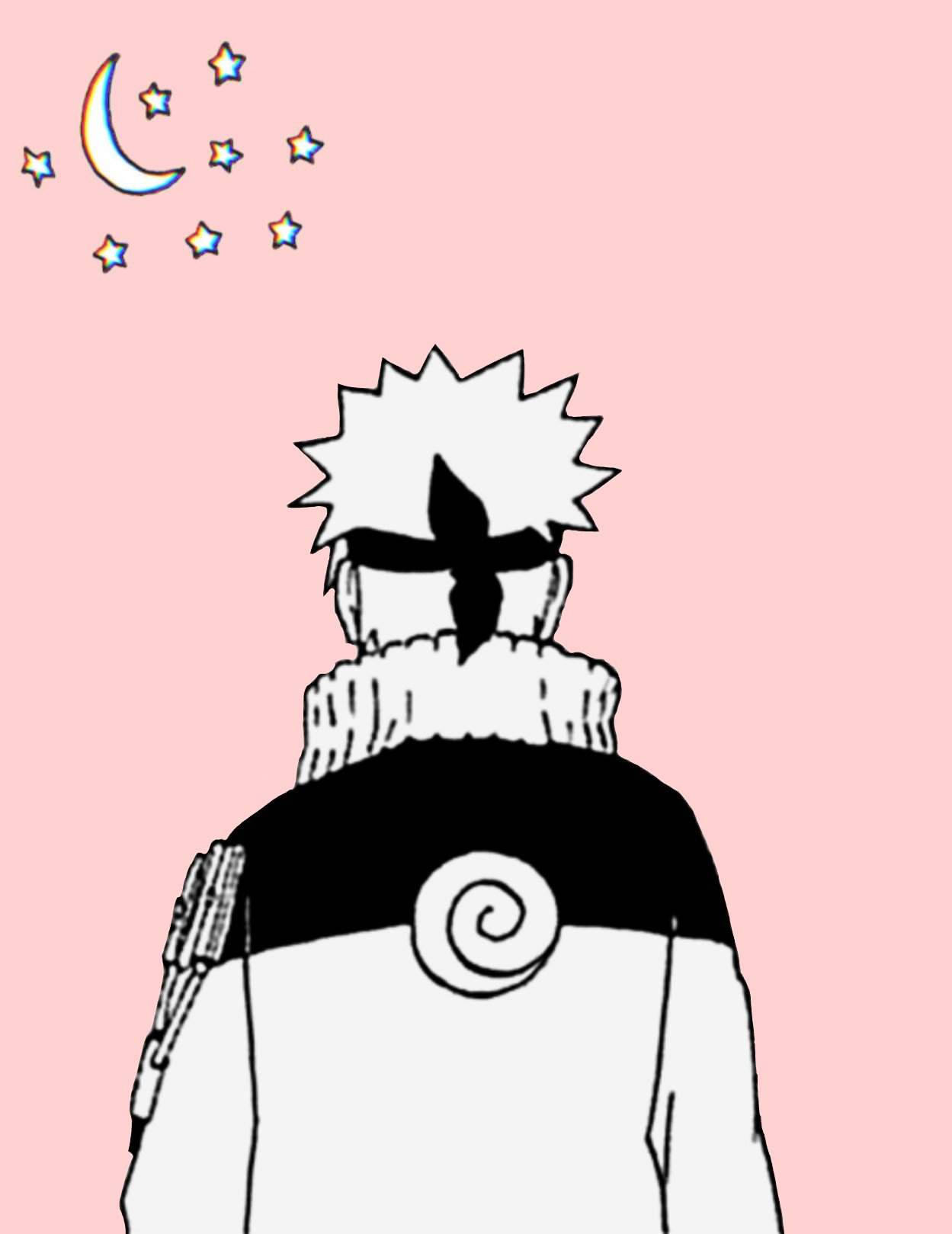 Naruto Estetic Roz Pastel Fundal