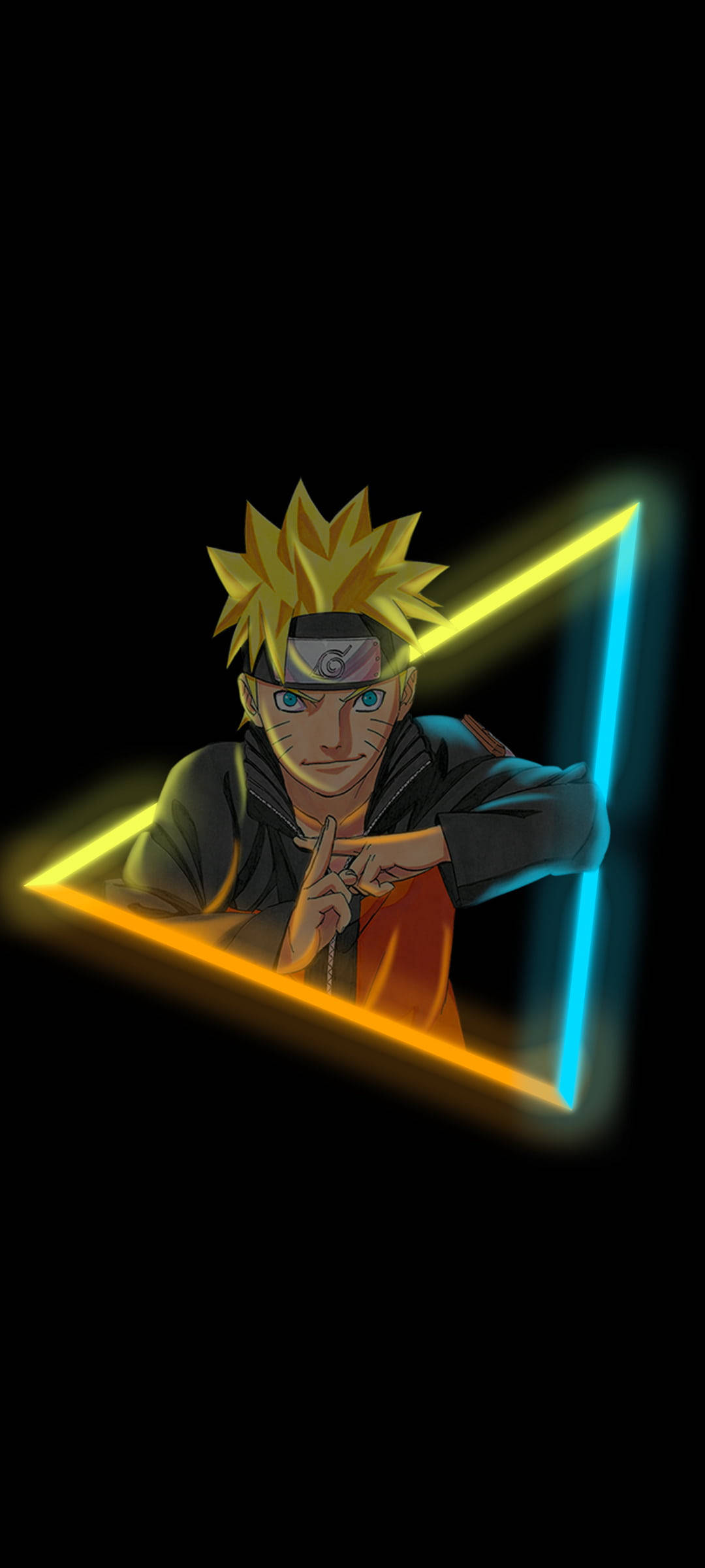 Naruto Estetică Neon iPhone Fundal