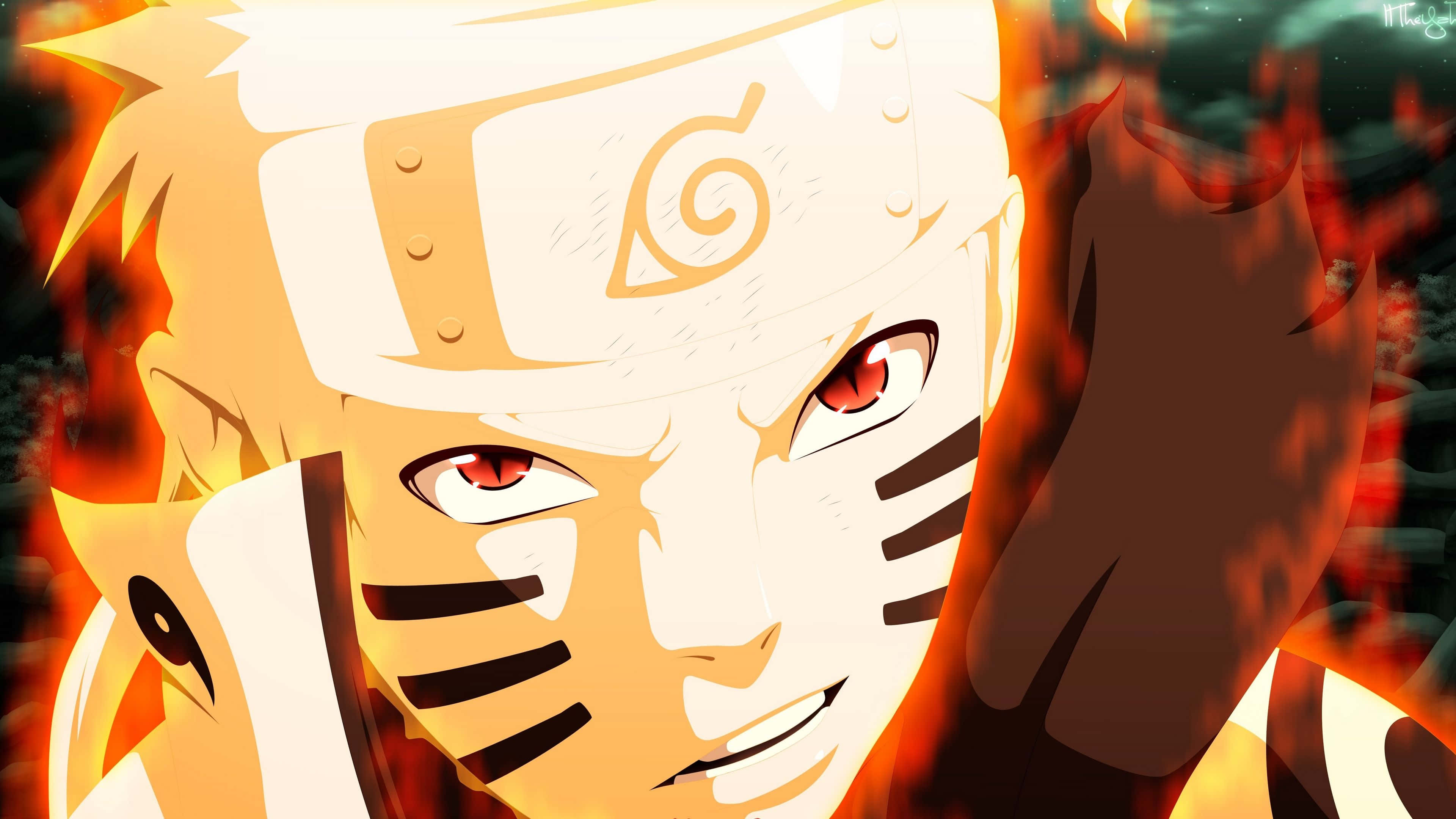 Naruto Față Mod Kurama Fundal