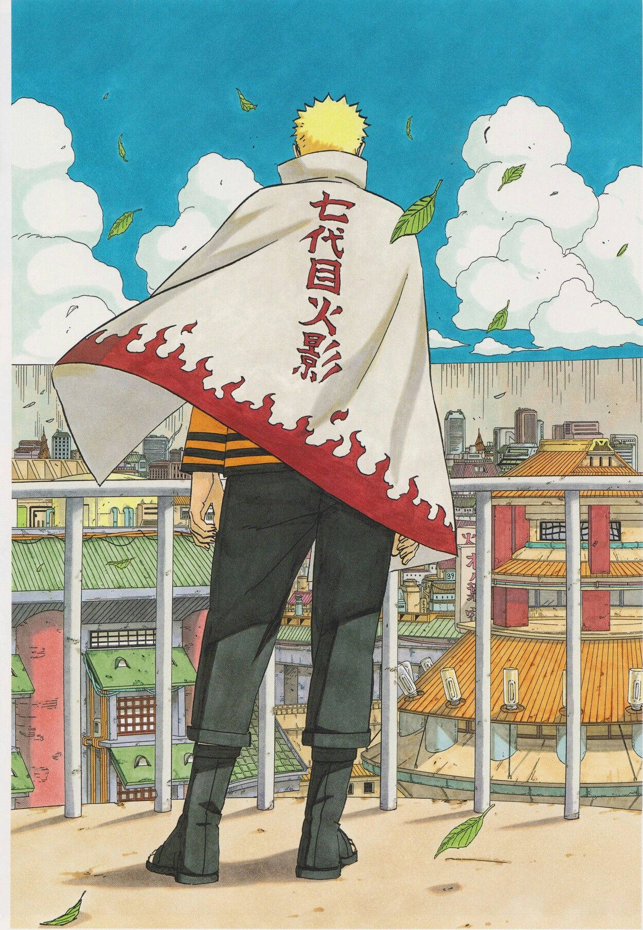 Naruto Hokage estetic în Konoha Fundal