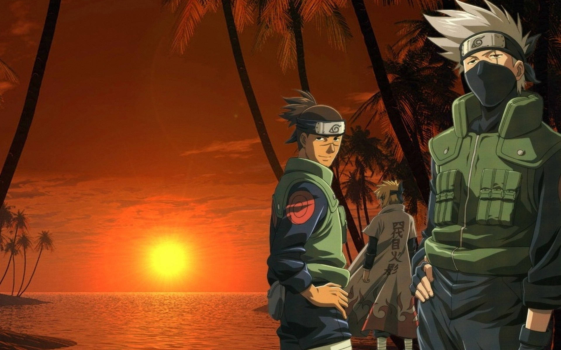 Naruto Hotărât în Acțiune - Poster Anime Fundal
