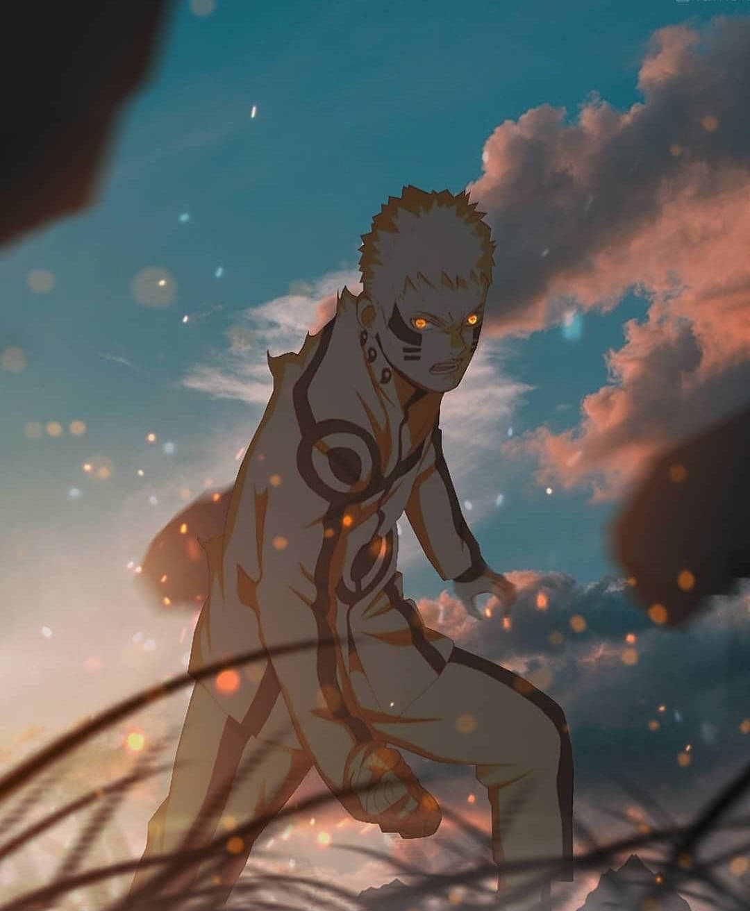 Naruto Kurama Modul Înțelept Fundal