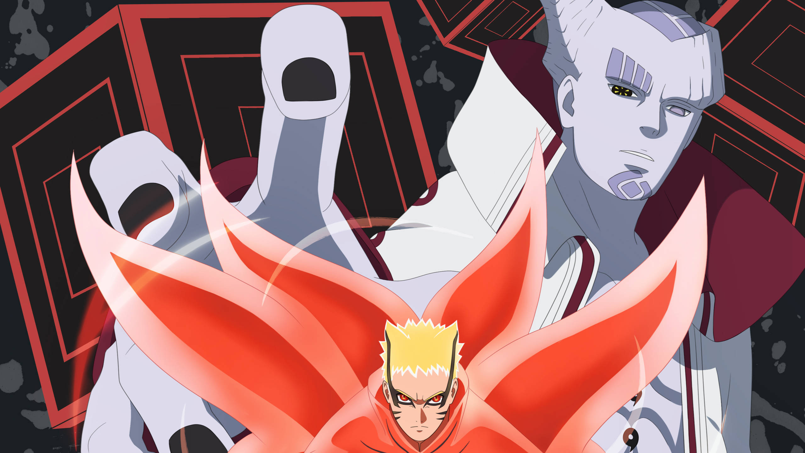 Naruto Modul Baryon Mâna lui Isshiki Fundal