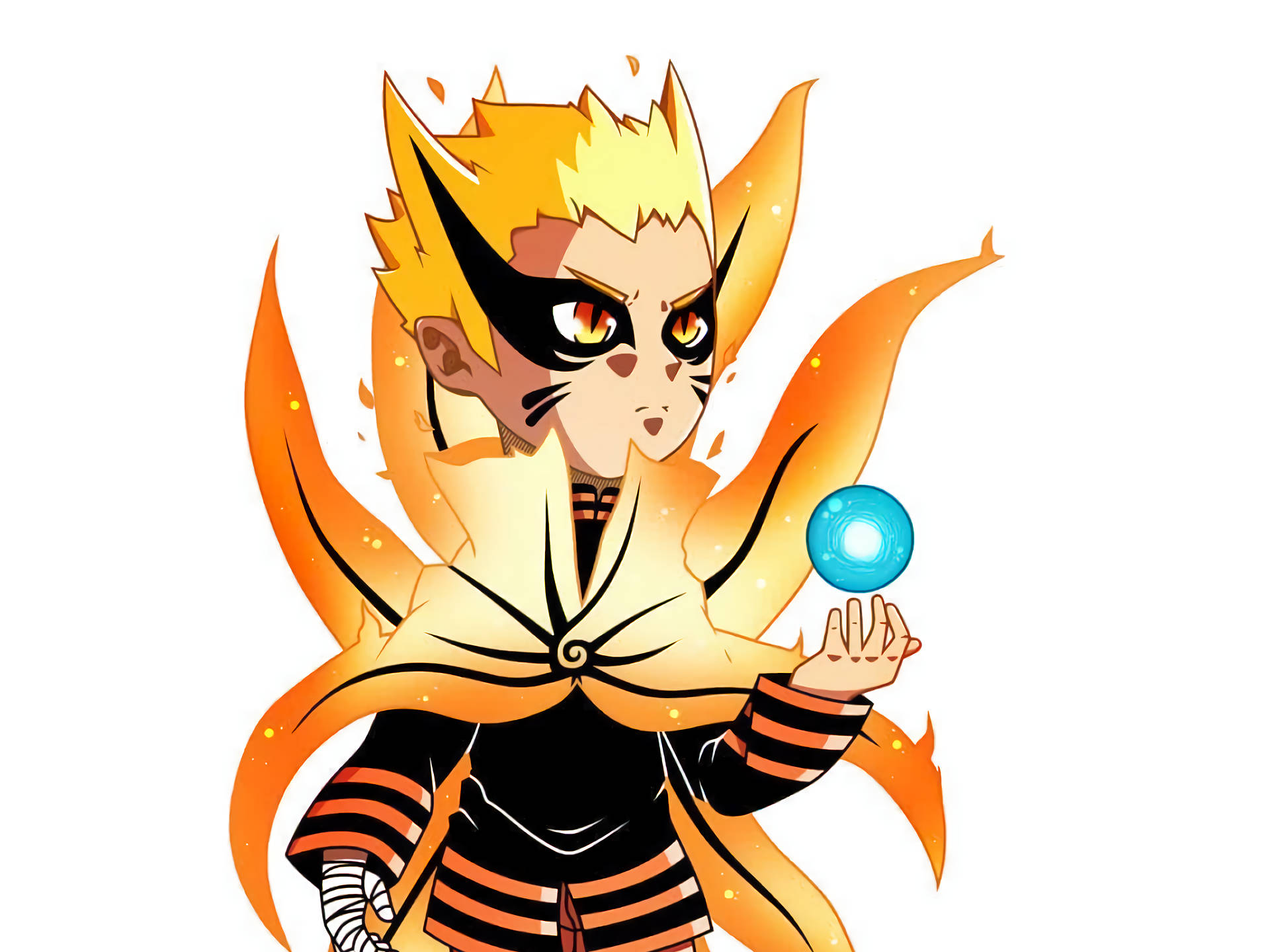 Naruto Modul Baryon Chibi Fundal