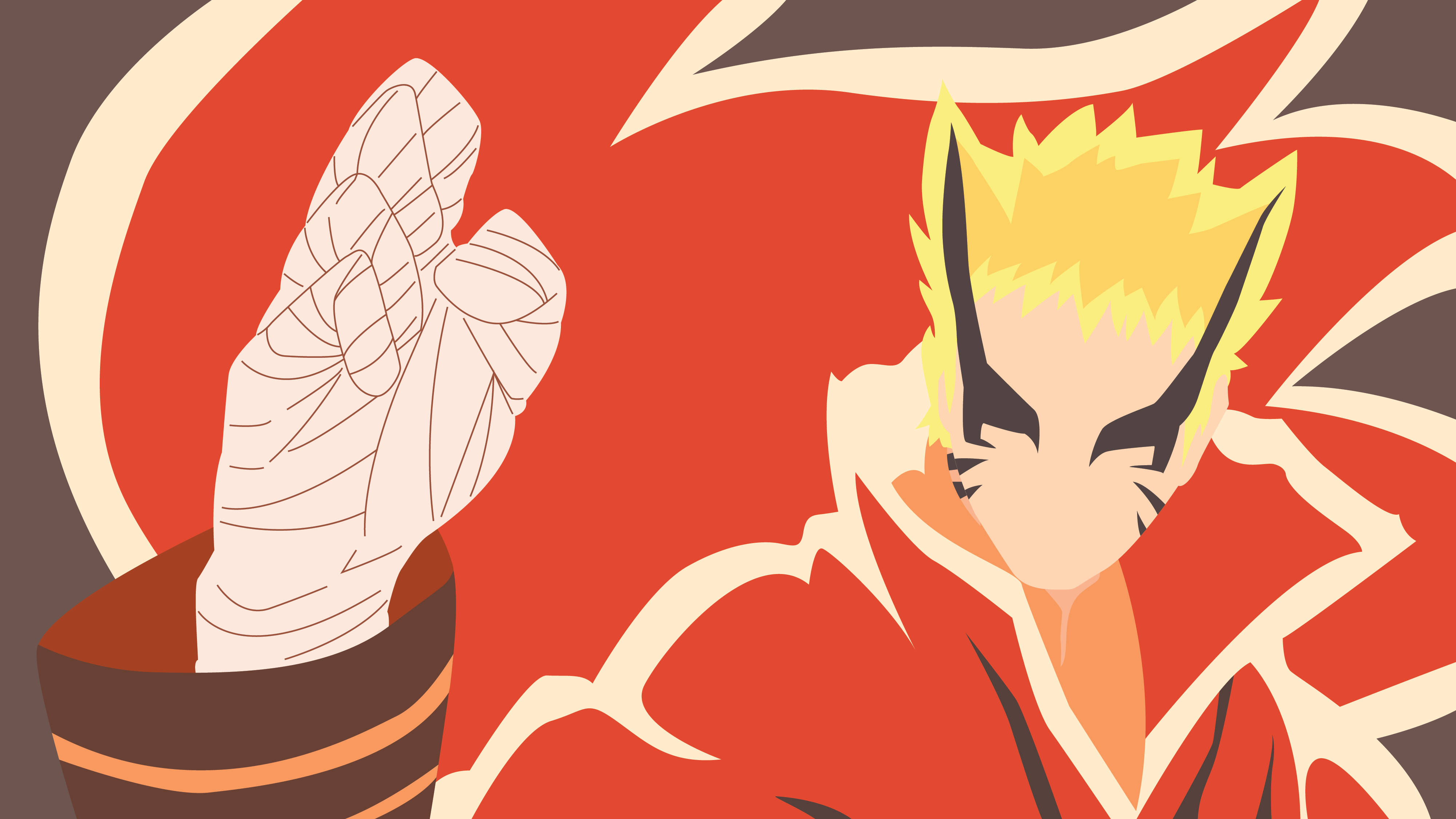 Naruto Modul Baryon Art Vector Fundal