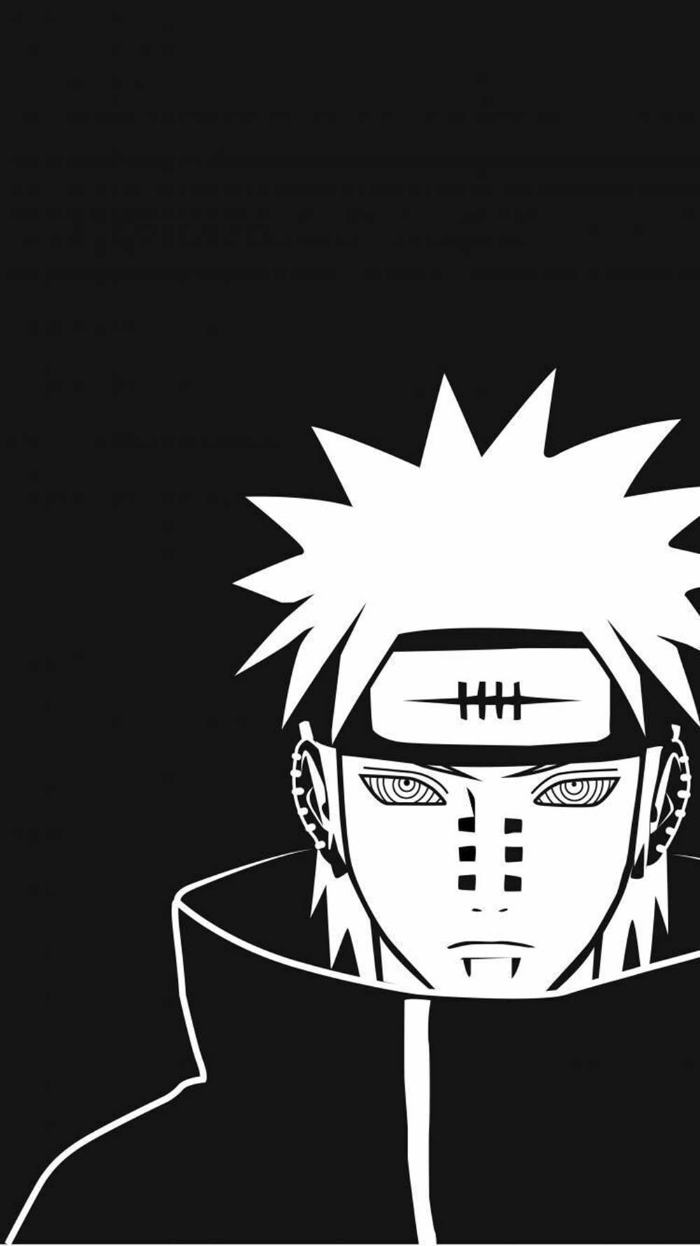 Naruto Negru Akatsuki Yahiko Fundal