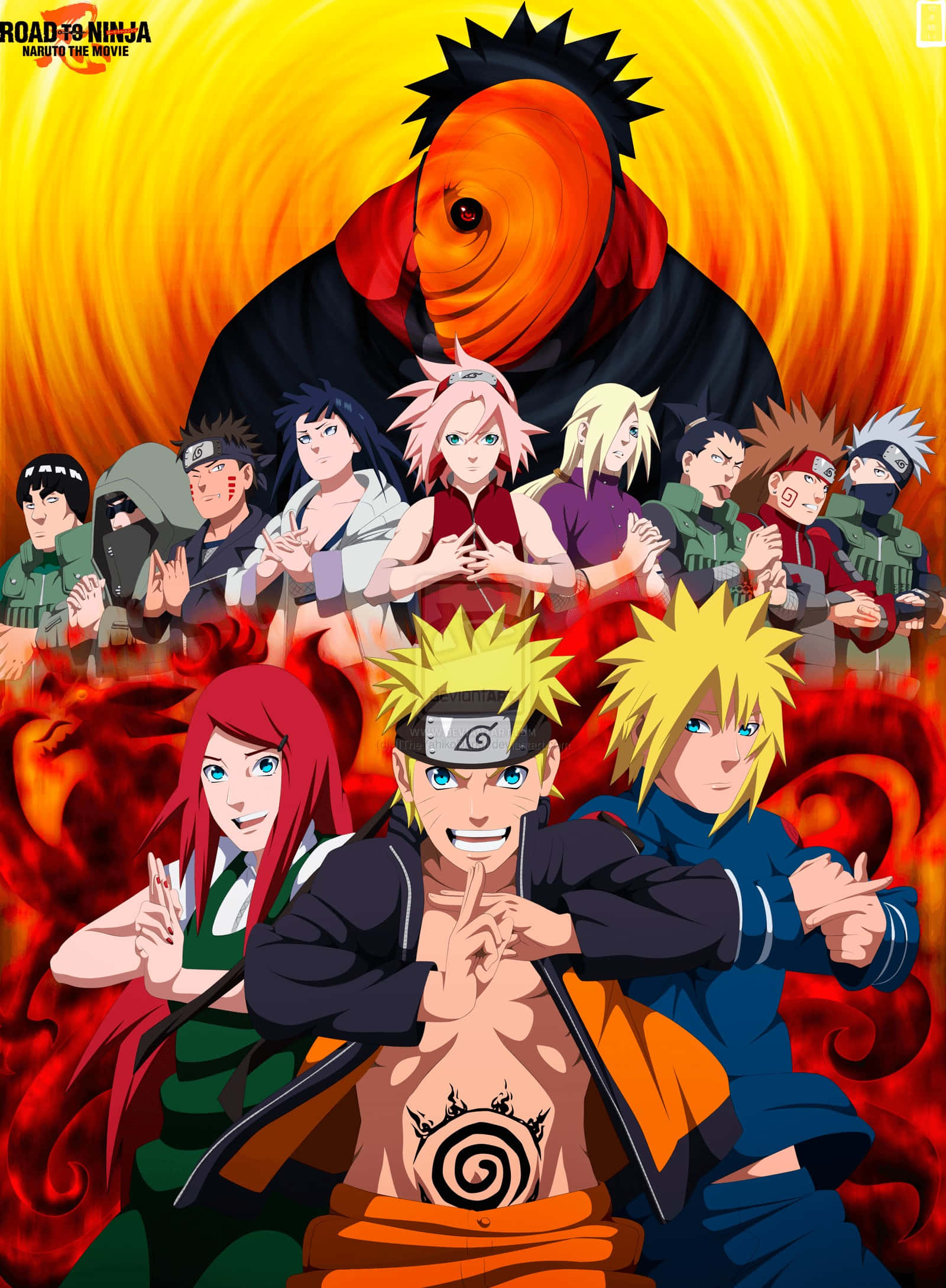 Naruto Shippuden Filmul Road To Ninja Manga Fundal