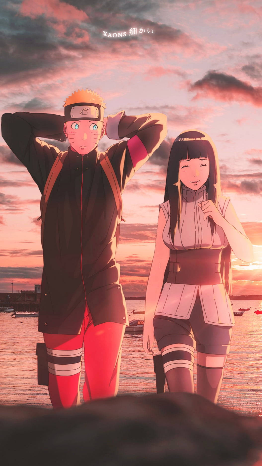 Naruto și Hinata în mișcare Fundal