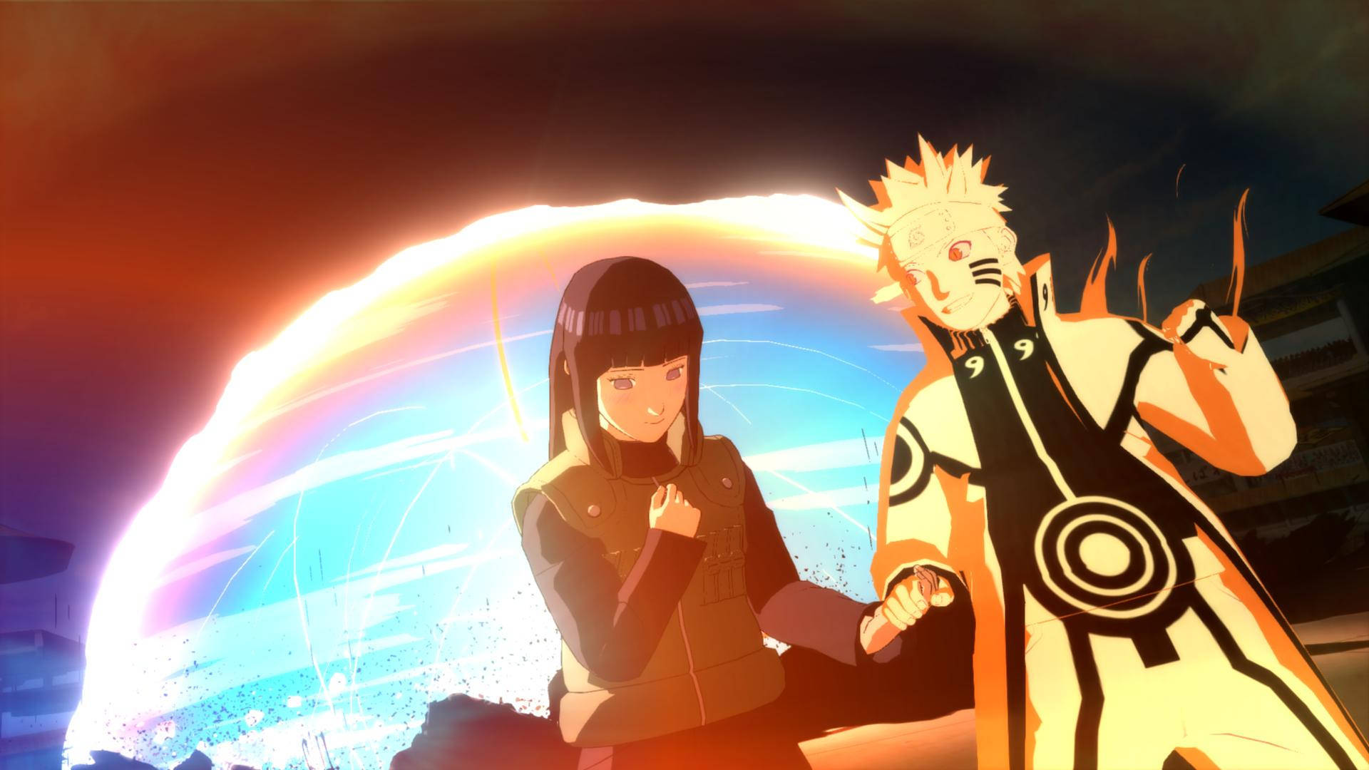 Naruto și Hinata Războiul Ninja Fundal