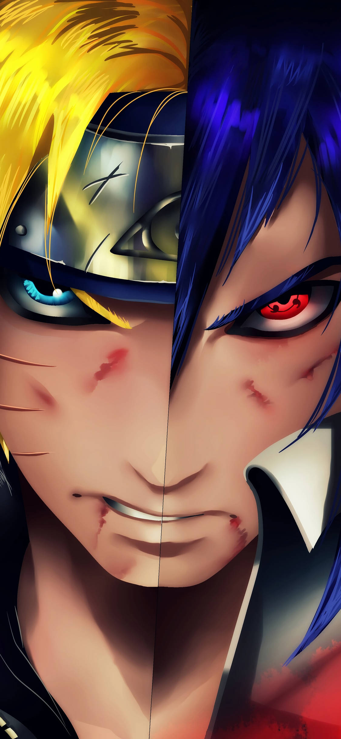 Naruto și Sasuke împreună Fundal